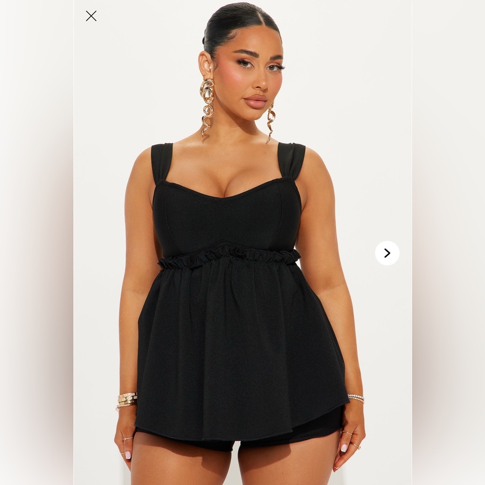 Fashion Nova Black Romper (Size M & L)